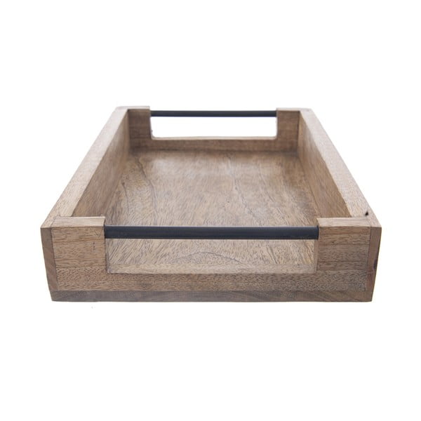 Puidust kandik 30x40,5 cm Mango - Orion-image-2