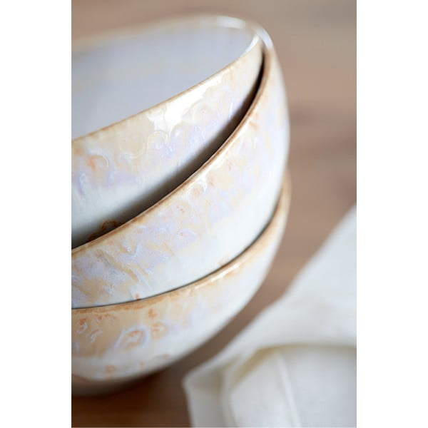 Valge kivikeraamikast kauss ø 15 cm Taormina - Casafina-image-3