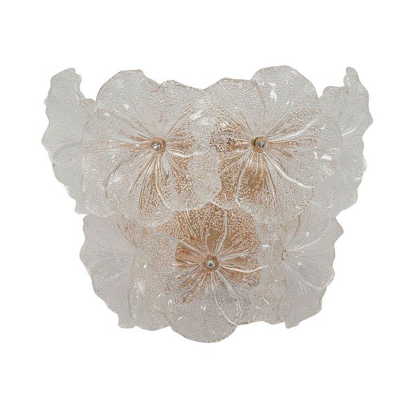 Kuldne klaasist seinalamp Ibiscus - Mauro Ferretti