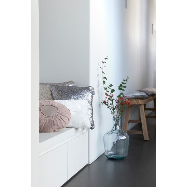 Růžový polštář Walra Glitter, 45 x 45 cm-image-1