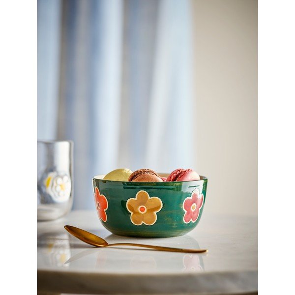 Tumeroheline lastekauss kivikeraamikast, ø 12 cm Addy - Bloomingville Mini-image-1