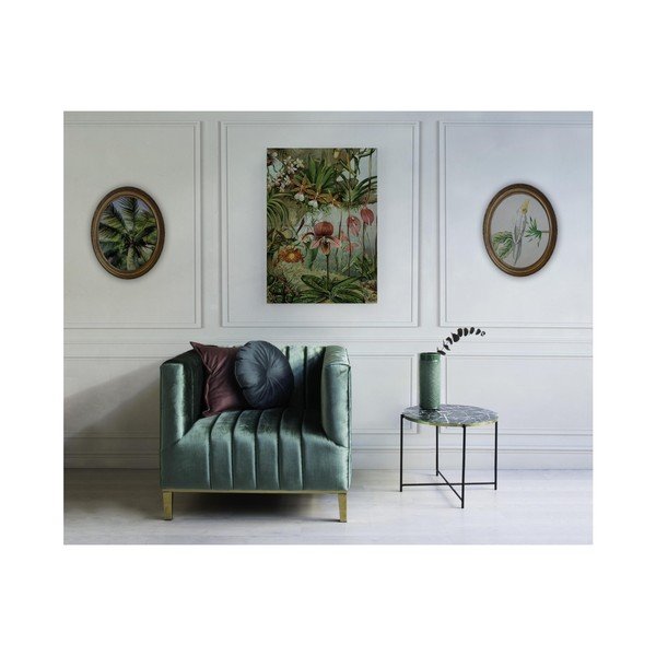 Oválný nástěnný obraz Velvet Atelier Palm Tree-image-1
