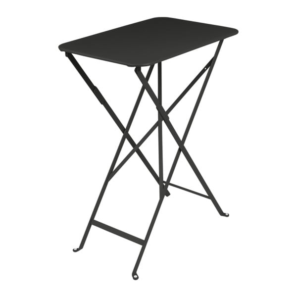 Černý zahradní stolek Fermob Bistro, 37 x 57 cm