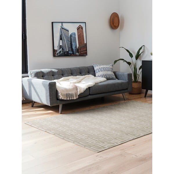 Kreem vaip 160x235 cm Perles Howlite – Elle Decoration-image-1