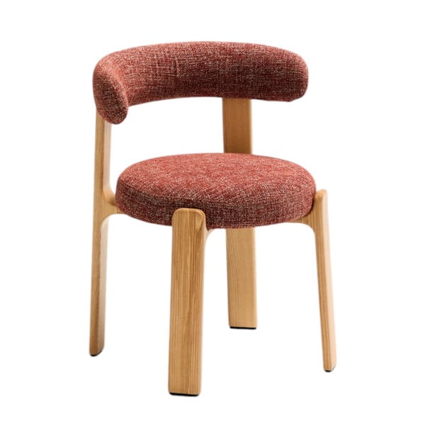 Punane tuhkpuidust söögitool Granite - Kave Home