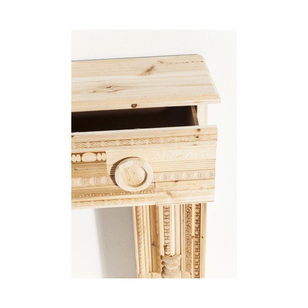 Dekorativní krbová římsa z jedlového dřeva Kare Design Ornaments-image-1