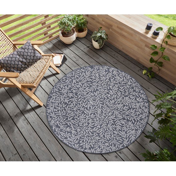 Antratsiitne ümmargune vaip ø 120 cm Twig - Hanse Home-image-1