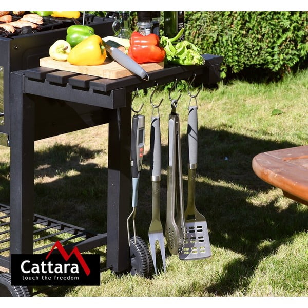 Ocelový grilovací nůž Cattara Shark-image-4