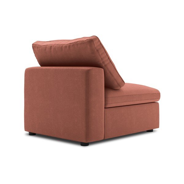 Růžová prostřední část modulární manšestrové pohovky Windsor & Co Sofas Galaxy-image-3