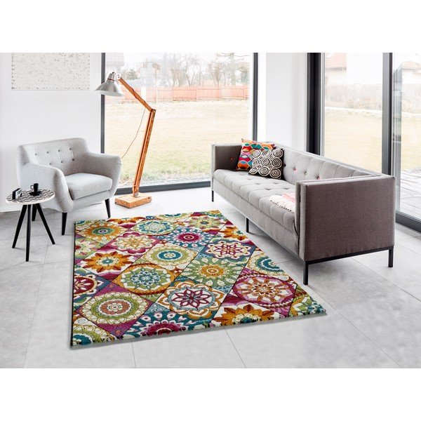 Vaip Happy Flowers, 80 x 150 cm - Universal-image-1