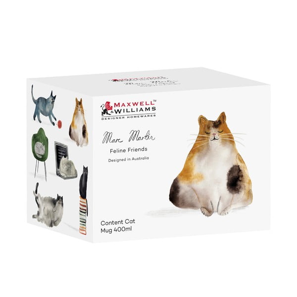 Valge portselanist kruus 400 ml Best Feline Friends - Maxwell & Williams-image-2