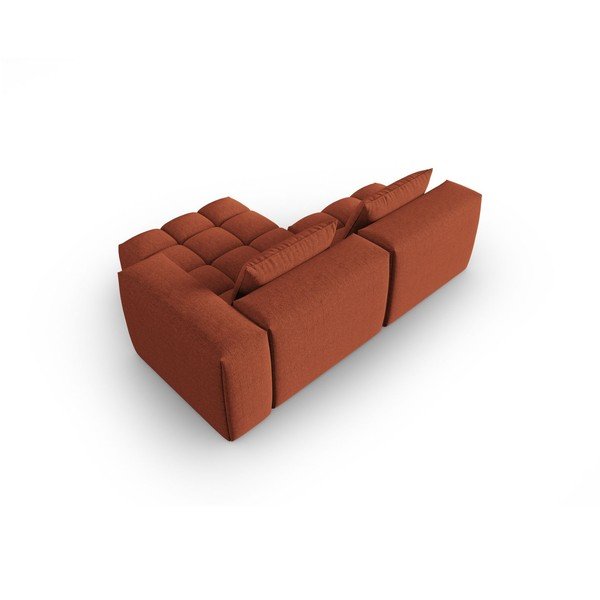 Terrakota värvi nurgadiivan (parem nurk/diivanvoodiga) Verona - Cosmopolitan Design-image-4