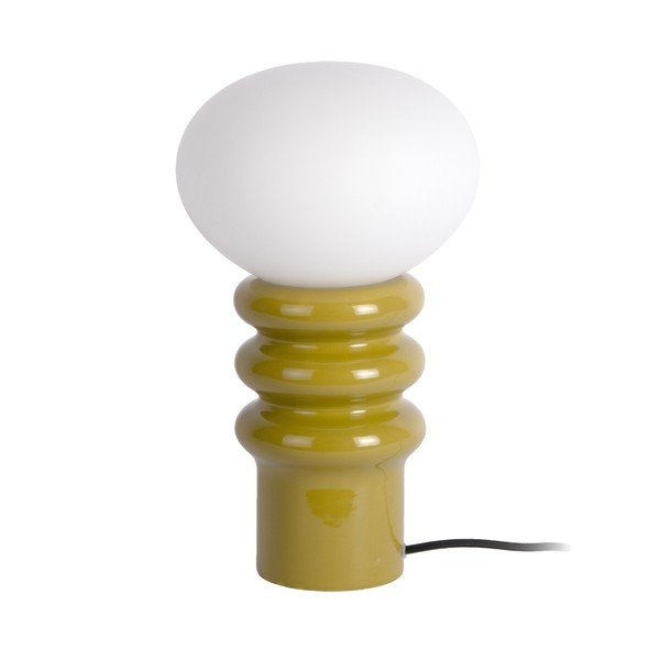 Khaki värvi keraamiline laualamp (kõrgus 33,5 cm) Catania Aro - Leitmotiv