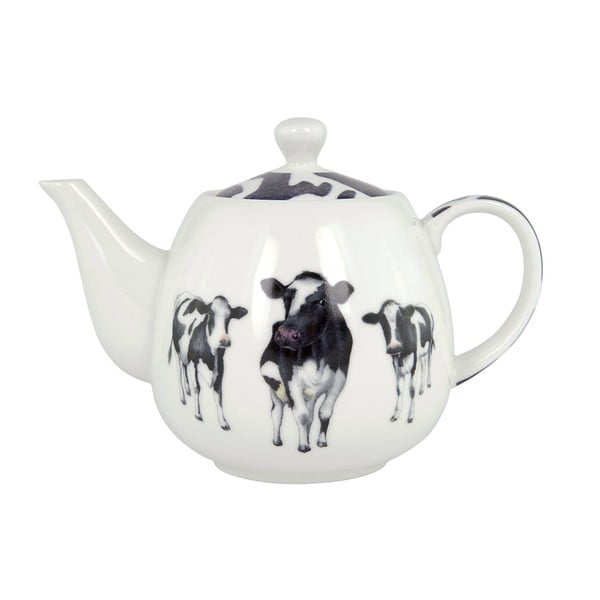 Konvička z kostního porcelánu se sítkem na sypaný čaj Ashdene Dairy Belles, 650 ml