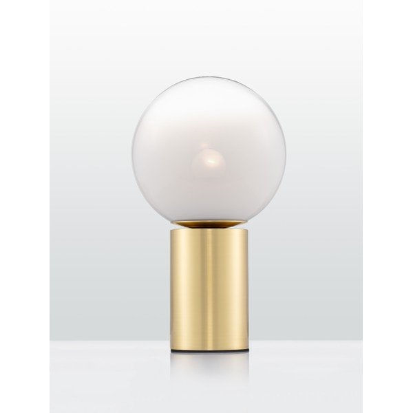 Valge/kuldse klaasist laualamp (kõrgus 35,5 cm) Vita - Nova Luce-image-4