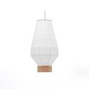 Valge lambivari ø 30 cm Hila - Kave Home