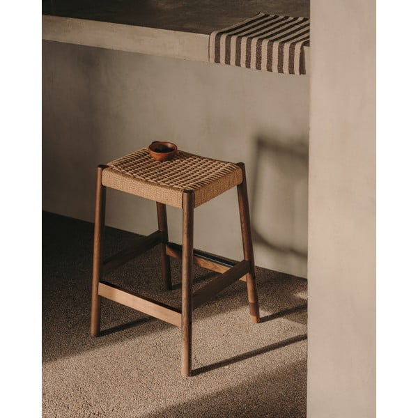 Tammepuust baaritoolid 2 tk (istme kõrgus 66 cm) Yalia - Kave Home-image-1