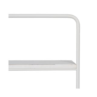 Valge metallist riiul 51 cm - Ixia