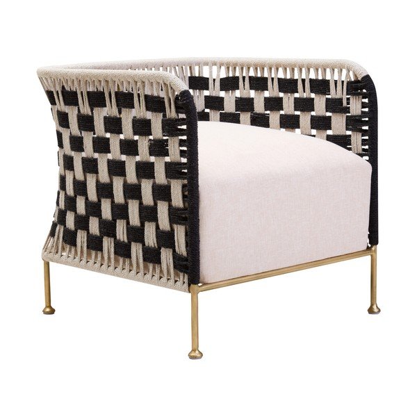 Mustvalge tugitool Satna - Premier Housewares