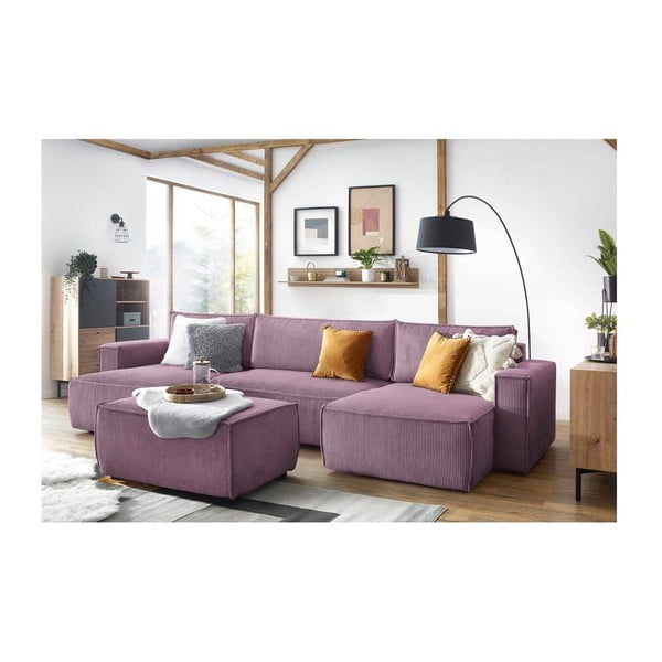 Roosa velvetist tumba Nihad - Bobochic Paris-image-1