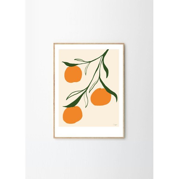 Plakat 30x40 cm Orange – Anna Mörner - The Plakat Club-image-3