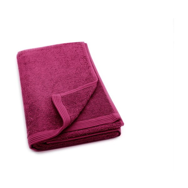 Fialový ručník Jalouse Maison Serviette Sangria, 30 x 50 cm