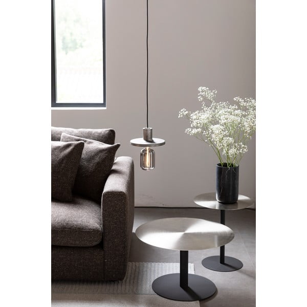 Must-kuldne ümmargune metallist diivanilaud ø 60 cm Snow - Zuiver-image-4