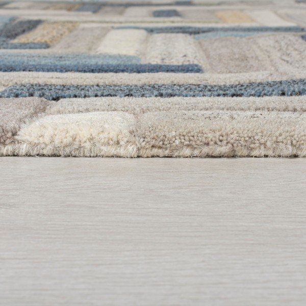 Sinine/hall villane vaibajooksja 60x230 cm Russo - Flair Rugs-image-3