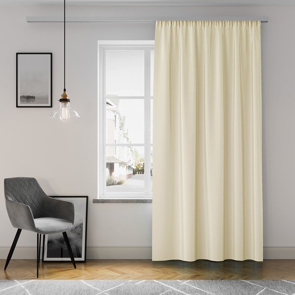 Beeži plisseeritud kardin, 140 x 250 cm Oxford - AmeliaHome-image-1