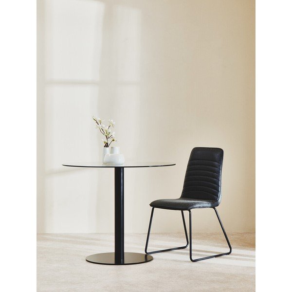 Ümmargune söögilaud klaasist pealispinnaga ø 90 cm Metropolitan - Premier Housewares-image-1