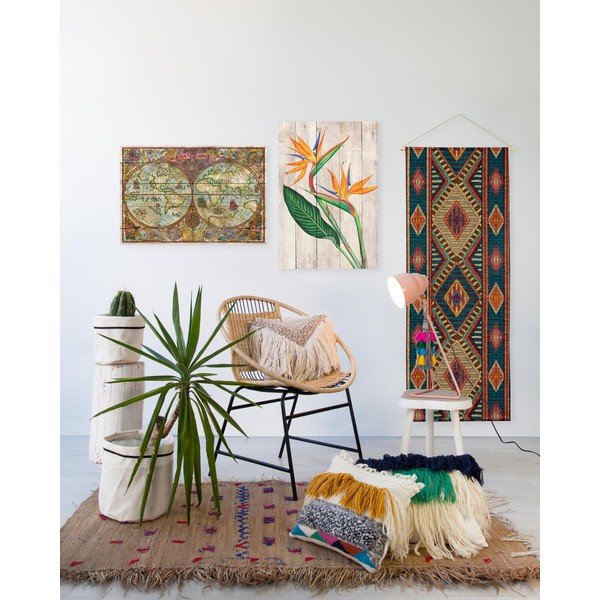 Gobelään 40x155 cm Embroidery Ikat – Surdic-image-1