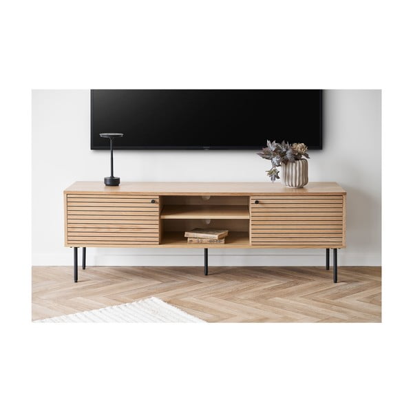 TV-alus tamme toonis 40 × 50 × 150 cm Kyoto – House Nordic-image-1