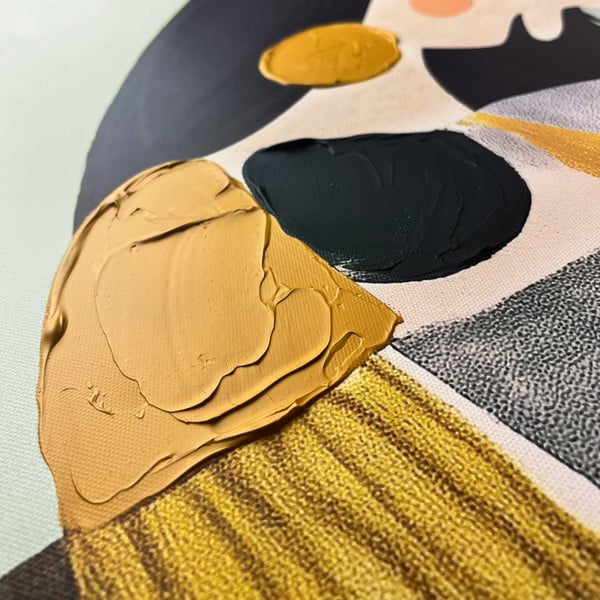 Käsitsi maalitud elementidega maal 70x100 cm Penelope - Styler-image-2