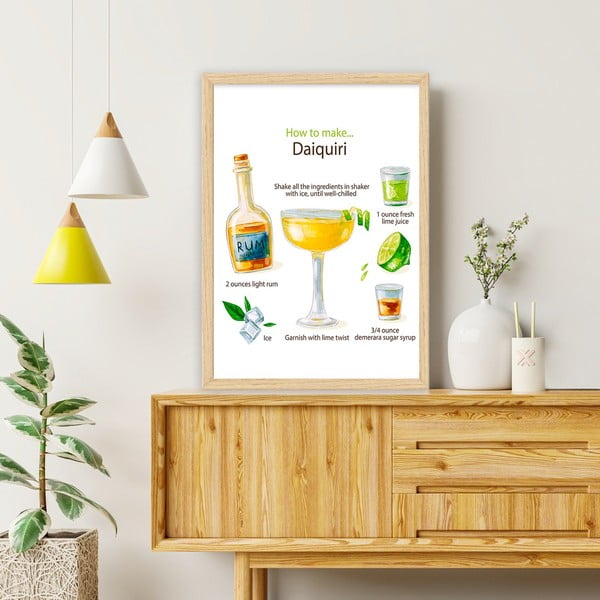 Plakat raamis 40x55 cm Daiquiri - Wallity-image-1