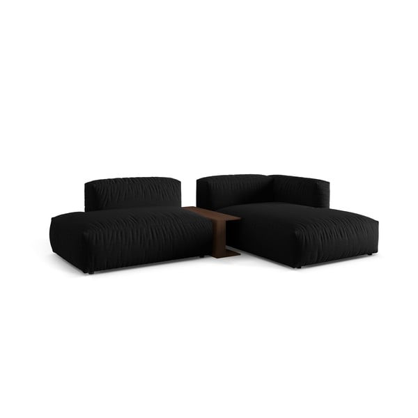 Must modulaarne nurgadiivan (parem nurk) Martina - Micadoni Home-image-2