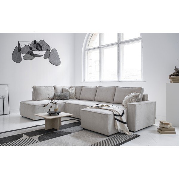 Valge velvetist diivanvoodi Brave Dave - Miuform-image-2