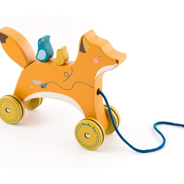 Nööriga mänguasi Fox - Moulin Roty-image-2