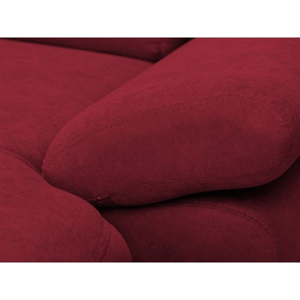 Červená rozkládací rohová pohovka Windsor & Co Sofas Pi, pravý roh-image-4