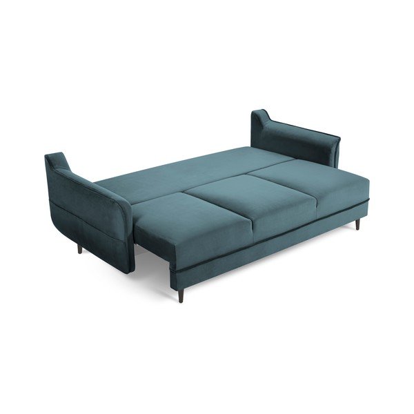 Bensiinisinine sametne diivanvoodi Basso - Kooko Home-image-2