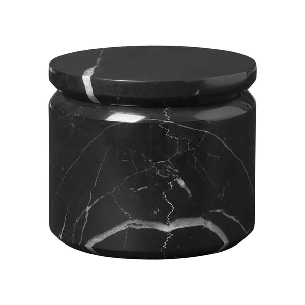 Mustast marmorist säilituspurk Marmor, ø 9 cm - Blomus