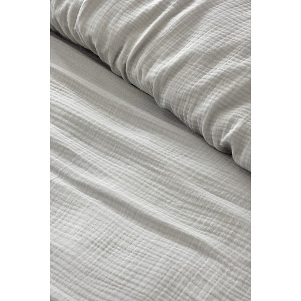 Helehall musliinist voodikate 220x250 cm Muslin - Mijolnir-image-1