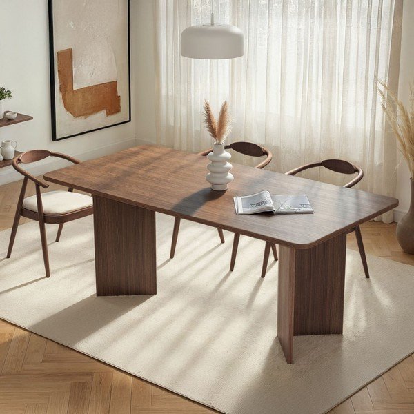 Pähklipuust söögilaud 90x180 cm Linza - Kalune Design-image-1