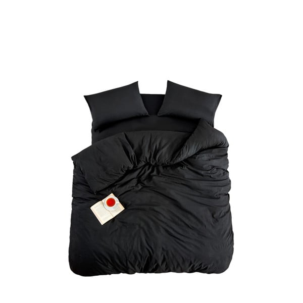 Must 3-osaline pikendatud voodipesukomplekt 160x220 cm Classic - Mila Home