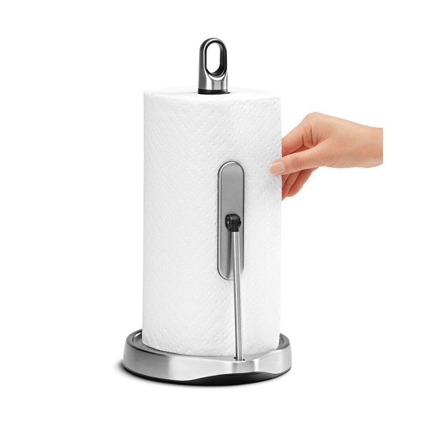 Hõbedane teras majapidamispaberi stend – simplehuman-image-3