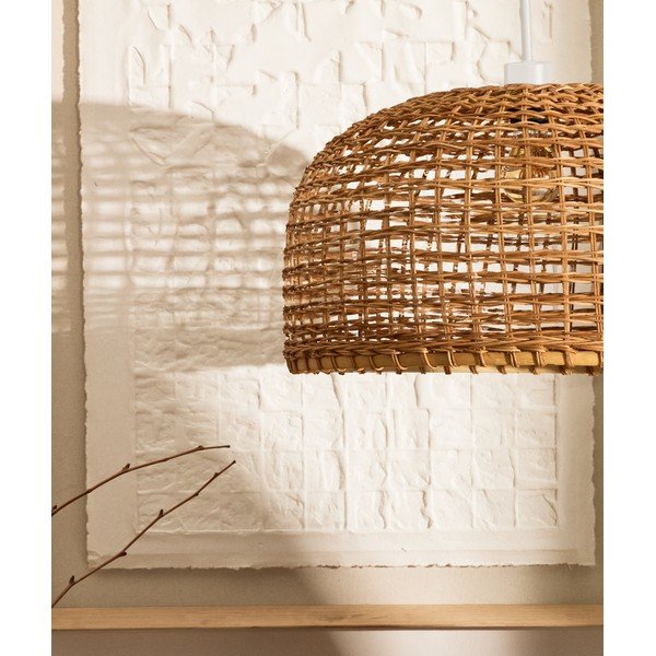 Naturaalses värvitoonis lambivarju ø 52 cm Dakira - Kave Home-image-2