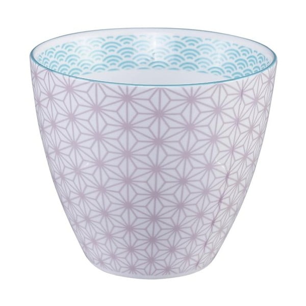 Fialovo-bílý hrnek na čaj Tokyo Design Studio Star/Wave, 350 ml