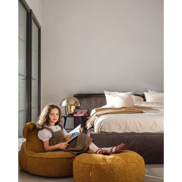 Pruun bukleekangast laste kott-tool Round - Wigiwama-image-1