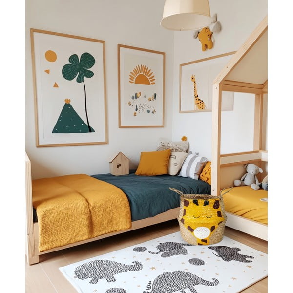 Kollane vesihüatsindist laste mänguasjakorv ø 30x28 cm Giraffe - Compactor-image-2