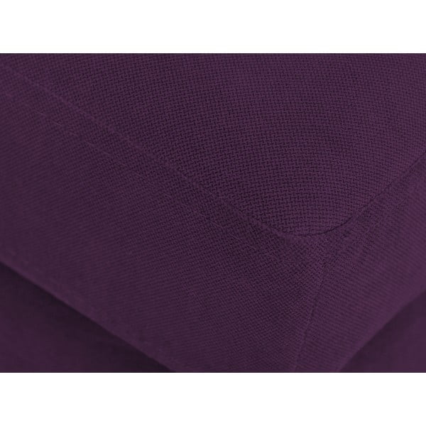 Tmavě fialový taburet Mazzini Sofas Elena-image-4
