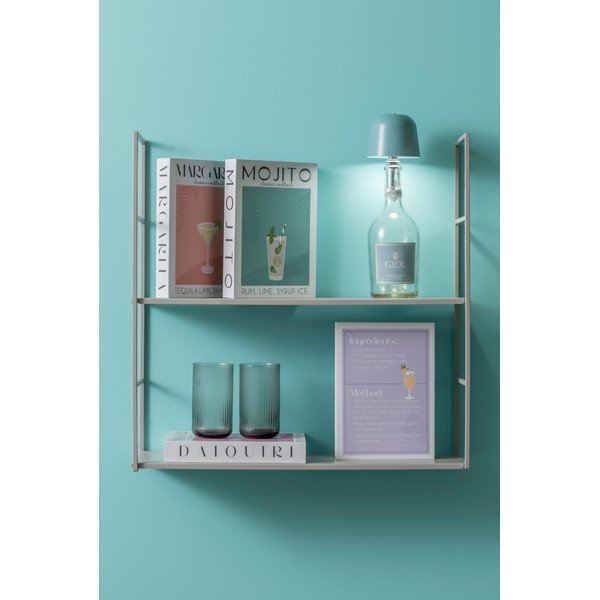 Valge-roheline dekoratiivne papist hoiukarp 18x4x25 cm Mojito - PT LIVING-image-3